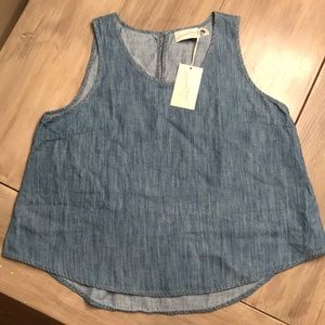 Brand new denim top